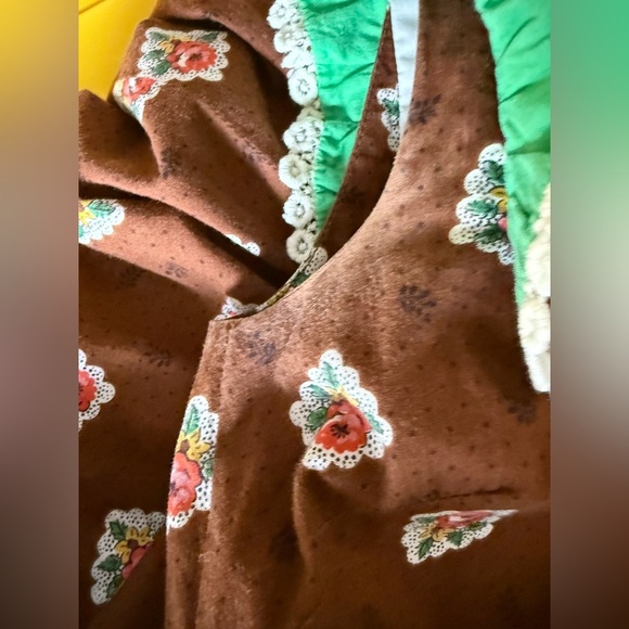 Malia Honolulu Vintage 60s 70s Hawaiian Maxi Dress Floral Boho, size Small - Picture 12 of 12